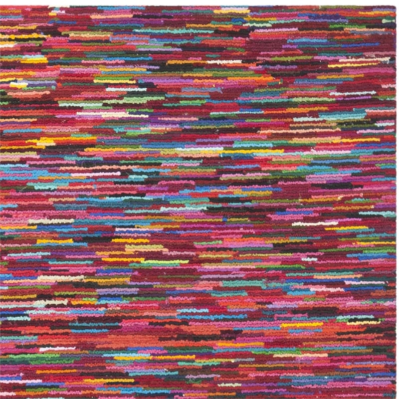 Safavieh Nantucket Pink Contemporary Rug - 10' x 14'