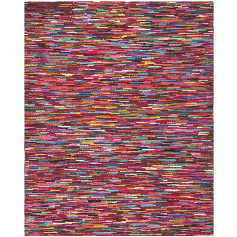Safavieh Nantucket Pink Contemporary Rug - 11' x 15'