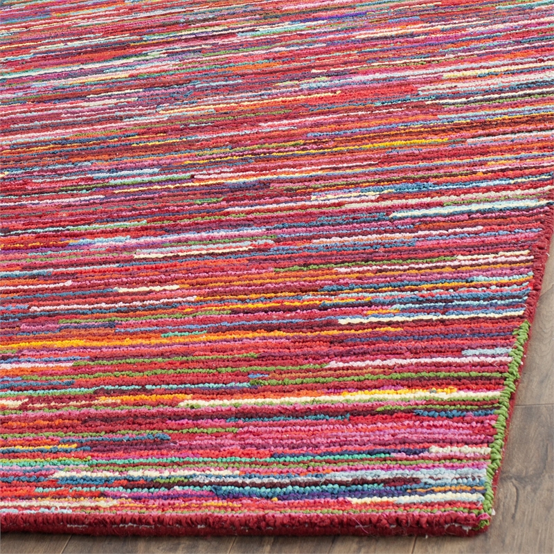 Safavieh Nantucket Pink Contemporary Rug - 11' x 15'