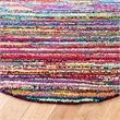 Safavieh Nantucket Pink Contemporary Rug - Round 6'