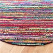 Safavieh Nantucket Pink Contemporary Rug - Round 8'