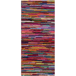 Safavieh Nantucket Pink Contemporary Rug - Runner 2'3&quot x 5'
