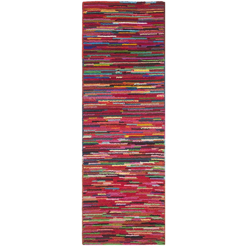 Safavieh Nantucket Pink Contemporary Rug - Runner 2'3