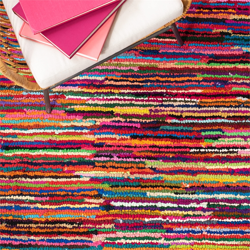 Safavieh Nantucket Pink Contemporary Rug - Runner 2'3