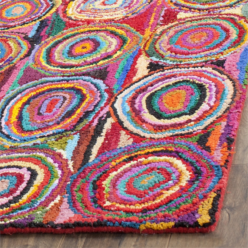 Safavieh Nantucket Pink Contemporary Rug - 2'3