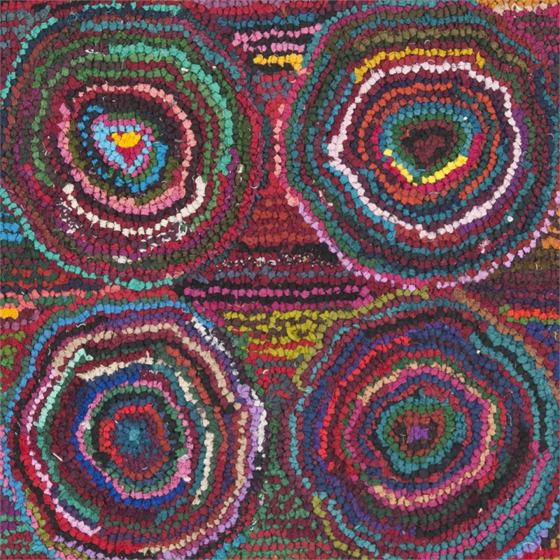 Safavieh Nantucket Pink Contemporary Rug - Runner 2'6