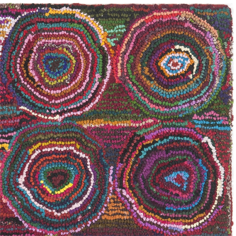 Safavieh Nantucket Pink Contemporary Rug - Runner 2'6