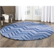 Safavieh Nantucket Blue Contemporary Rug - Round 4'