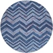 Safavieh Nantucket Blue Contemporary Rug - Round 6'