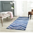 Safavieh Nantucket Blue Contemporary Rug - Runner 2'3