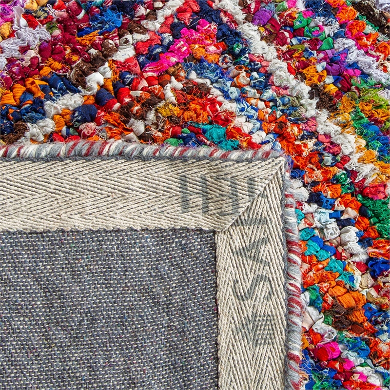 Safavieh Nantucket 4' X 6' Polyester Hand Tufted Rug In Blue
