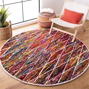Safavieh Nantucket  Contemporary Rug - Round 6'