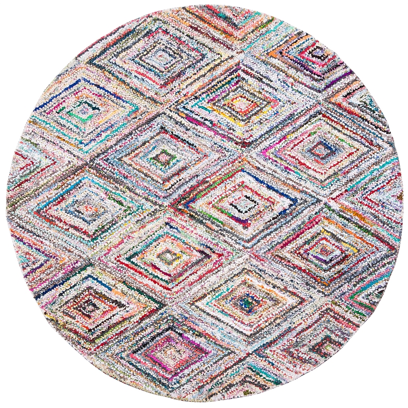 Safavieh Nantucket  Contemporary Rug - Round 6'