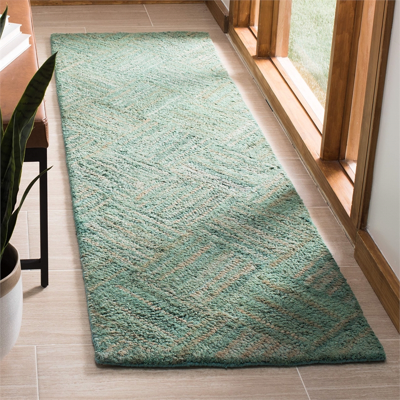 Safavieh Nantucket Green Contemporary Rug - 2' x 3'