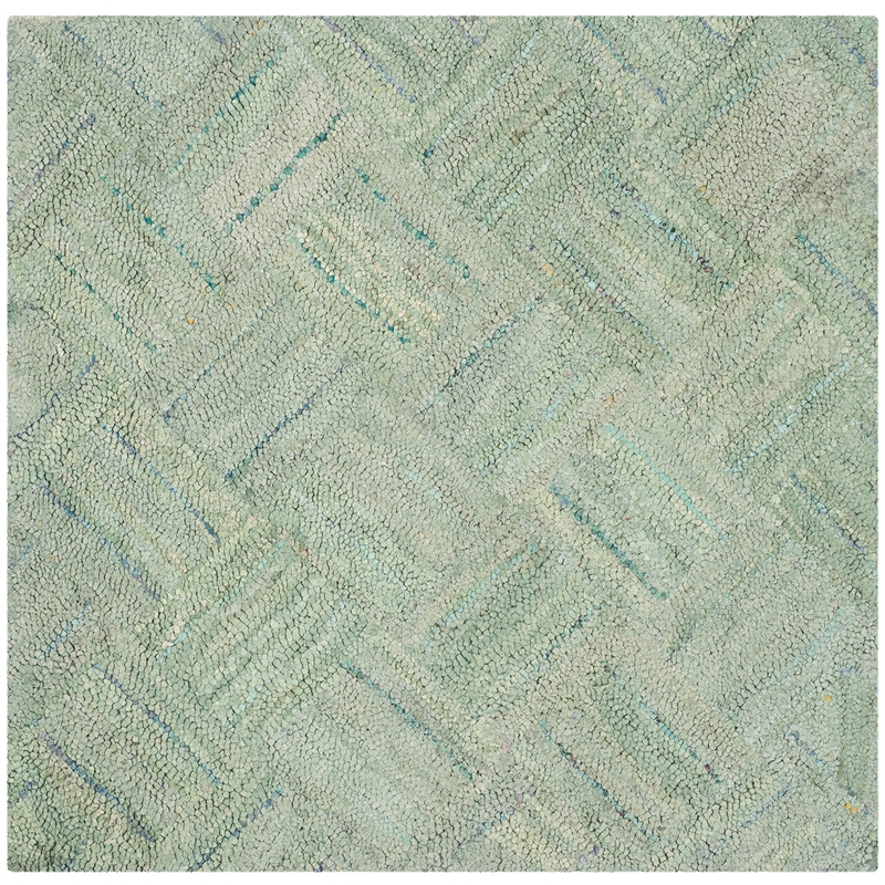 Safavieh Nantucket Green Contemporary Rug - Square 4'
