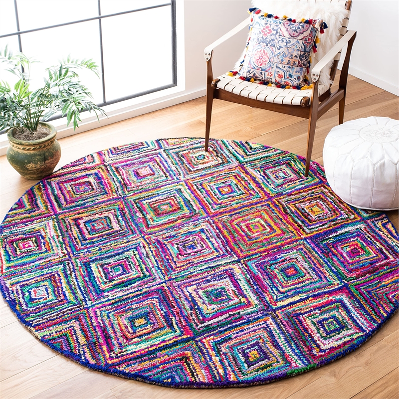 Safavieh Nantucket  Contemporary Rug - Round 4'