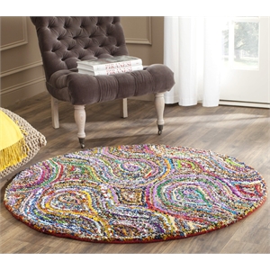 Safavieh Nantucket  Contemporary Rug - Round 4'