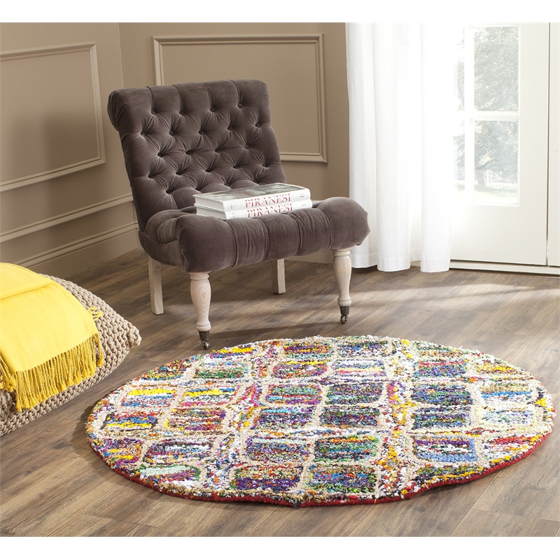 Safavieh Nantucket  Contemporary Rug - Round 4'