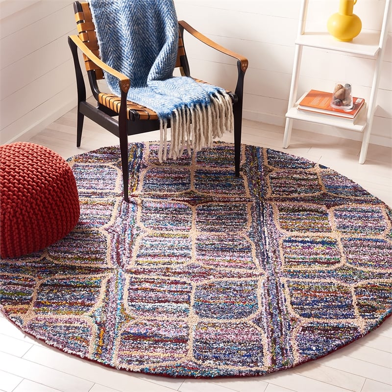 Safavieh Nantucket  Contemporary Rug - Round 6'