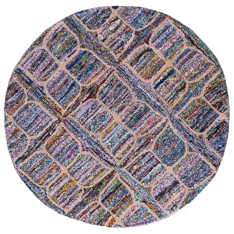 Safavieh Nantucket  Contemporary Rug - Round 6'