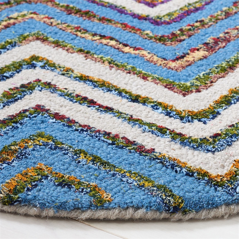 Safavieh Nantucket Beige Contemporary Rug - Round 4'