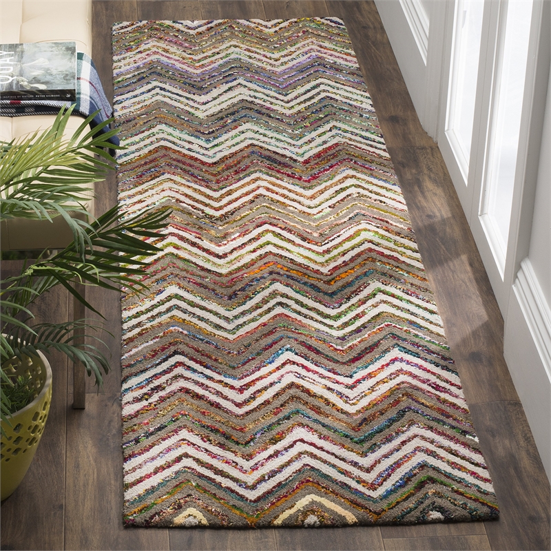 Safavieh Nantucket Beige Contemporary Rug - Runner 2'3