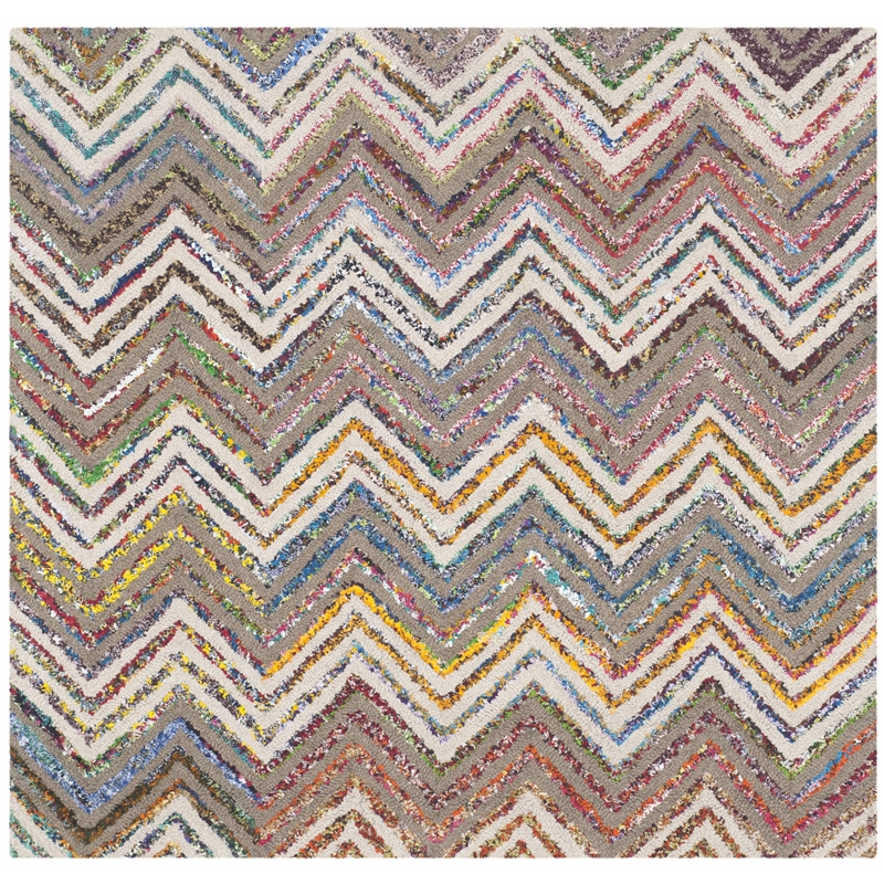 Safavieh Nantucket Beige Contemporary Rug - Square 4'