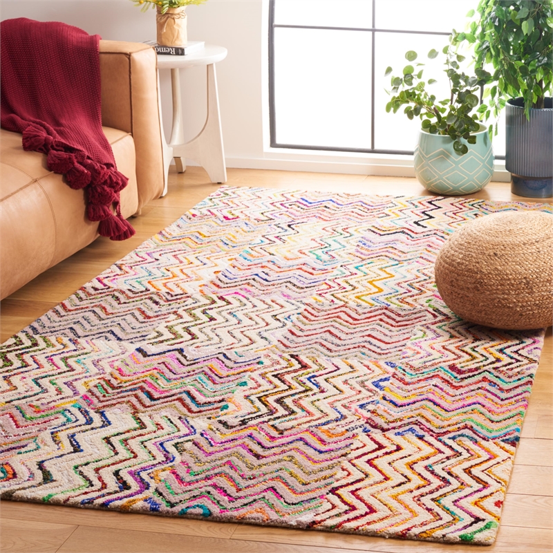 Safavieh Nantucket Beige Contemporary Rug - 4' x 6'