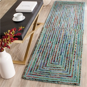 Safavieh Nantucket Teal Contemporary Rug - 2' x 3'
