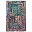 Safavieh Nantucket Teal Contemporary Rug - 5' x 8'
