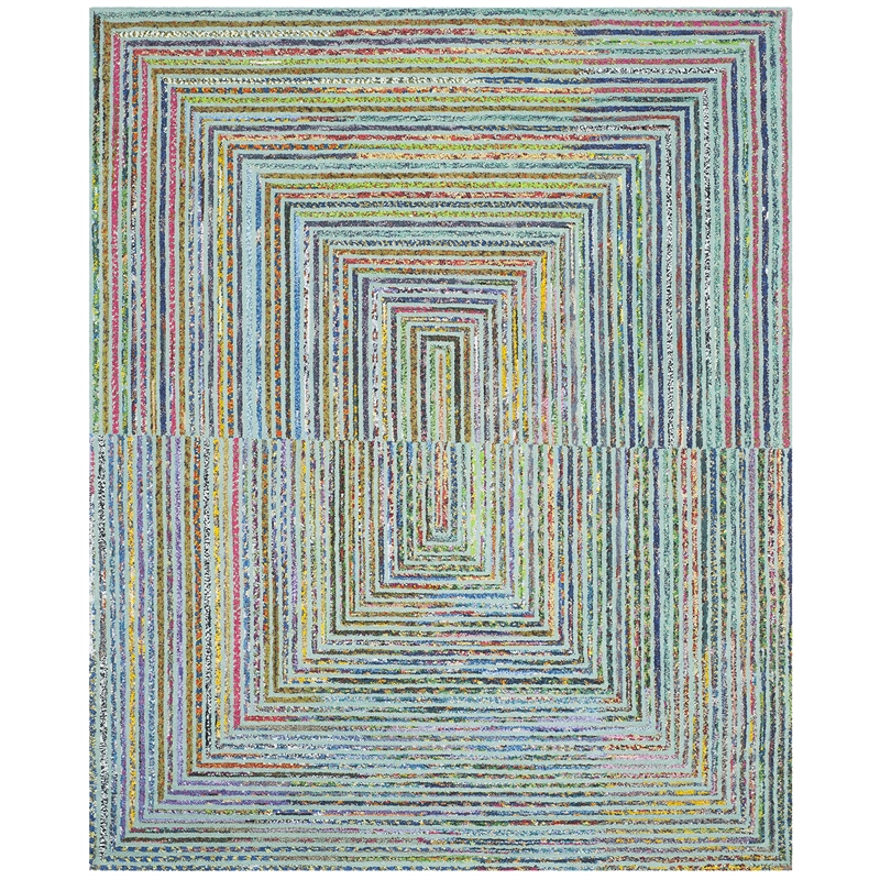 Safavieh Nantucket Teal Contemporary Rug - 6' x 9'