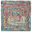 Safavieh Nantucket Teal Contemporary Rug - Square 4'