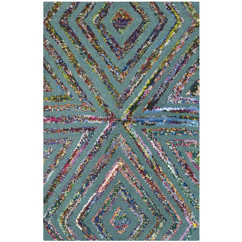 Safavieh Nantucket Blue Contemporary Rug - 2' x 3'