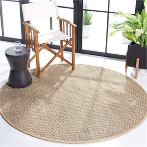 Safavieh Natural Fiber Natural Area Rug - Round 6'