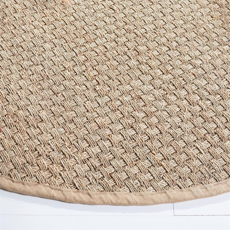 Safavieh Natural Fiber Natural Area Rug - Round 6'
