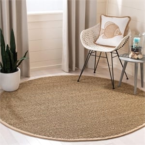 Safavieh Natural Fiber Natural Area Rug - Round 8'