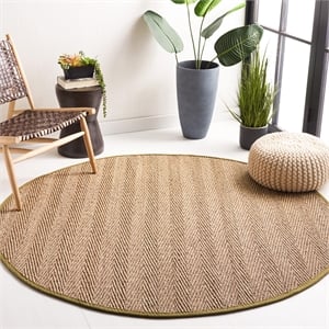 Safavieh Natural Fiber Natural Area Rug - Round 6'