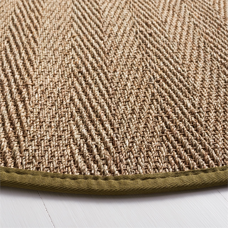 Safavieh Natural Fiber Natural Area Rug - Round 6'