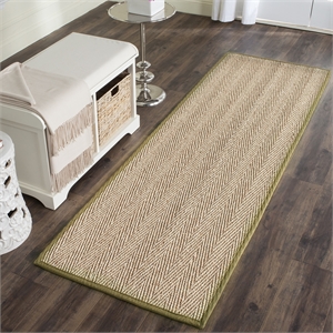 Safavieh Natural Fiber Natural Area Rug - Runner 2'6&quot x 22'