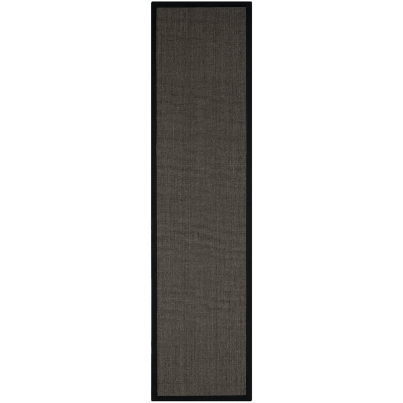 Safavieh Natural Fiber Charcoal Area Rug - Runner 2'6