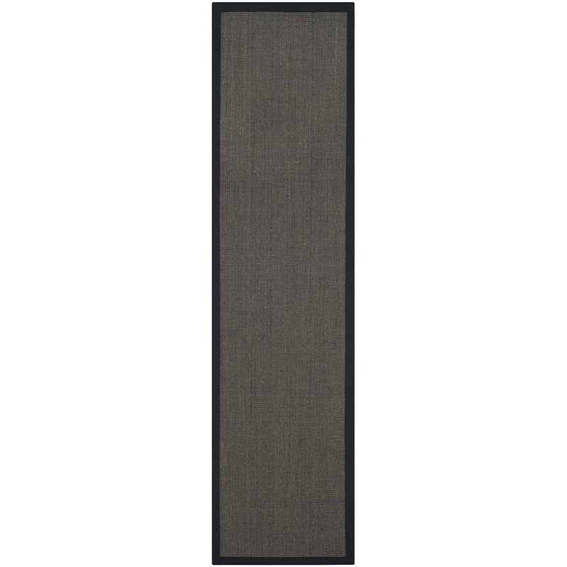 Safavieh Natural Fiber Charcoal Area Rug - Runner 2'6
