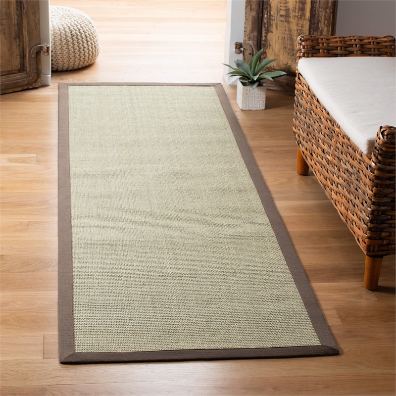Safavieh Natural Fiber Taupe Area Rug - Runner 2'6