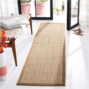 Safavieh Natural Fiber Tan Area Rug - Runner 2' x 8'