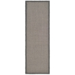 Safavieh Natural Fiber Grey Brown Area Rug - Runner 2'6