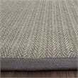 Safavieh Natural Fiber Grey Brown Area Rug - Runner 2'6