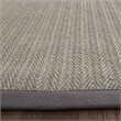 Safavieh Natural Fiber Grey Brown Area Rug - Runner 2'6