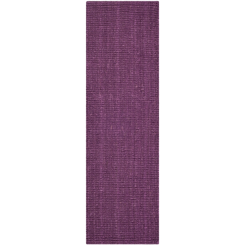 Safavieh Natural Fiber Purple Area Rug - Runner 2'6
