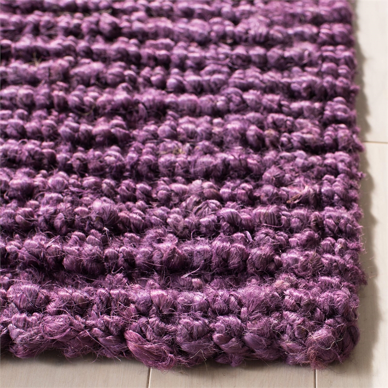 Safavieh Natural Fiber Purple Area Rug - Runner 2'6