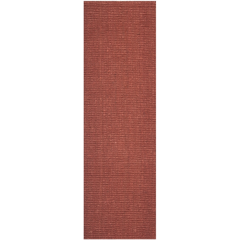 Safavieh Natural Fiber Rust Area Rug - Runner 2'6