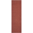 Safavieh Natural Fiber Rust Area Rug - Runner 2'6